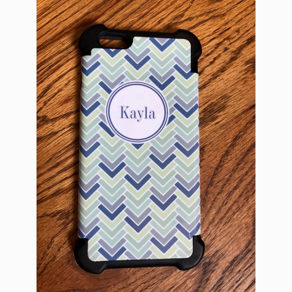 Custom iPhone 6 6s Chevron “Kayla” Case
